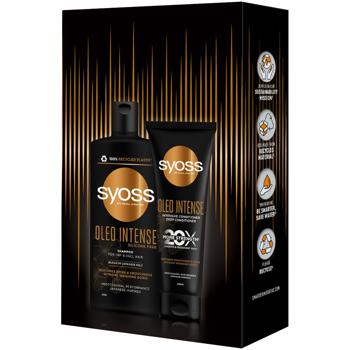 Syoss Oleo Intense Gift Set Shampoo for Dry and Dull Hair 440ml + Conditioner 250ml - buy, prices for Auchan - photo 2