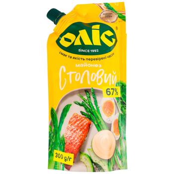 Майонез Олис столовый 67% 300г - купить, цены на КОСМОС - фото 1