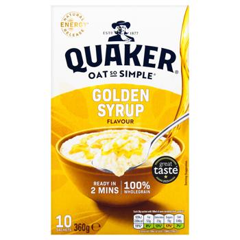 Quaker Golden Syrup Instant Oatmeal 36g x 10pcs - buy, prices for METRO - photo 3