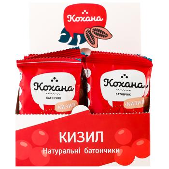 Батончик Кохана натуральний Кизил 40г - купити, ціни на Епіцентр FOOD - фото 2