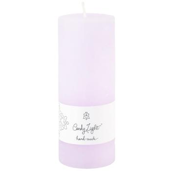 Candy Light Cornflower Blue Cylinder Candle 6x20cm