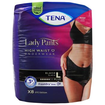 Tena Lady Pants Underwear Plus Black L 8pcs - buy, prices for MegaMarket - photo 2
