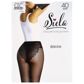 Колготи Siela Bikini Tabaco жіночі 40ден 2р - купити, ціни на ULTRAMARKET - фото 1