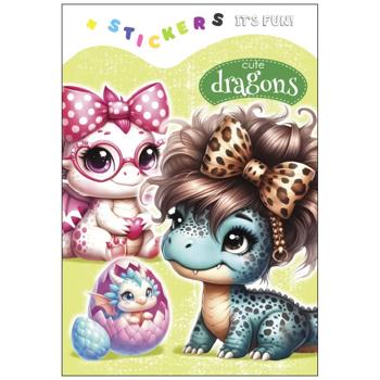 Colouring Book with Stickers on Clip in assortment - buy, prices for - photo 9