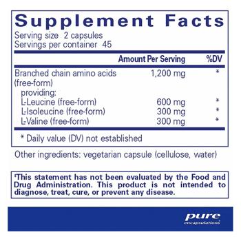 Pure Encapsulations BCAA Amino Acids 90 capsules - buy, prices for Biotus - photo 2