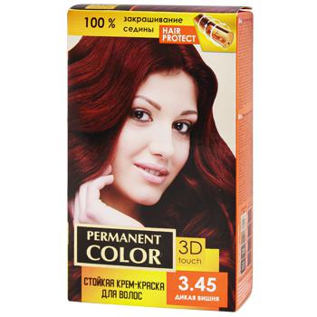 Крем-краска Аромат Permanent Color №3.45 Дикая вишня - купить, цены на Auchan - фото 1