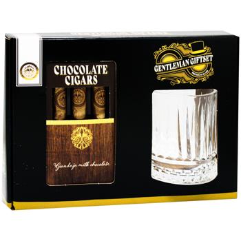 Chocolate Cigars and Glass Gentleman Giftset 230ml - buy, prices for METRO - photo 2