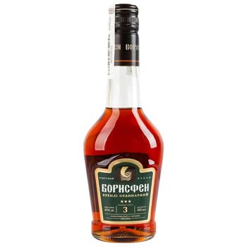 Бренді Борисфен 3 роки 40% 250мл - купити, ціни на Епіцентр FOOD - фото 1