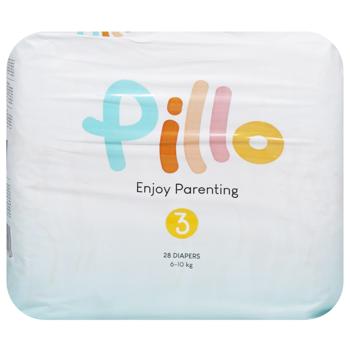 Підгузки PILLO Midi 6-10кг 28шт. И184 (Італія) - купити, ціни на КОСМОС - фото 3