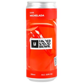 Пиво Underwood Michelada светлое нефильтрованное 3% 0,33л - купить, цены на WINETIME - фото 2