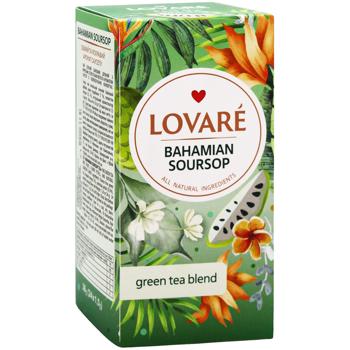 Чай зеленый Lovare Bahamian Soursop 2г*24шт - купить, цены на Эпицентр FOOD - фото 3