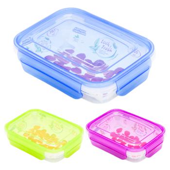 Square Plastic Container 550ml - buy, prices for MegaMarket - photo 1