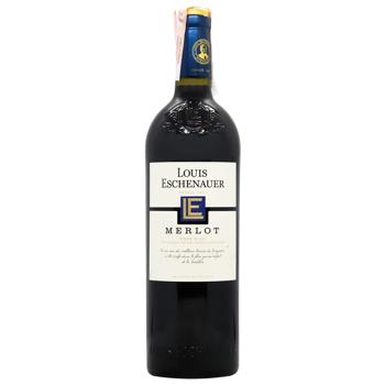 Вино Louis Eschenauer Merlot червоне сухе 13% 0,75л