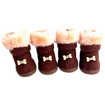 Черевички Aditina для собак 4,8х3,9 см L - коричневі - buy, prices for MasterZoo - photo 2