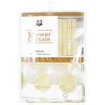 Шторка для душа узор золото 180*180см