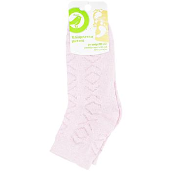 Auchan Pink Girl's Socks 20-22s - buy, prices for Auchan - photo 1