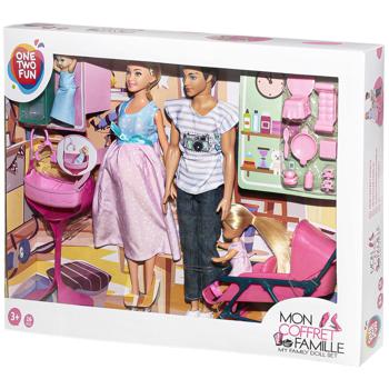 Set One Two Fun My Family Doll Set with Accessories - buy, prices for Auchan - photo 1