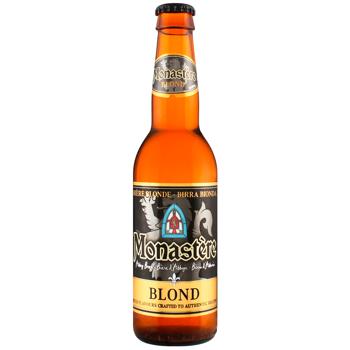 Monastere Blonde Light Filtered Beer 6.5% 0.33l - buy, prices for WINETIME - photo 1