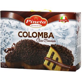 Панеттон Pineta Colomba шоколадный 750г - купить, цены на Auchan - фото 1