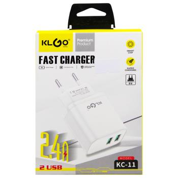 Зарядное устройство для быстрой зарядки USB 8*4*2,8см KC-11-17488-12 - купить, цены на КОСМОС - фото 2