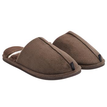 Twins 10974 HS-LUХ Brown Fur Mens Slippers s.42/43