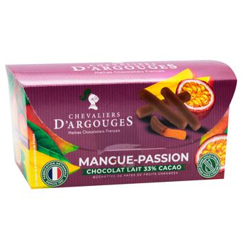 Chevaliers d'Argouges Mango and Passion Fruit in Milk Chocolate 150g - buy, prices for - photo 2