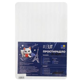 Простыня Lelit 215х240см белый в полоску