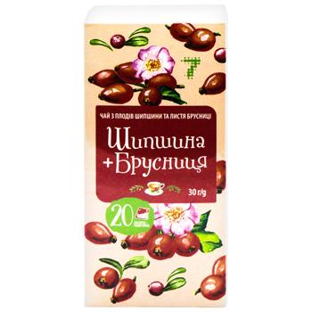 Чай травяной 7 Шиповник-брусника 20шт*2г - купить, цены на - фото 3