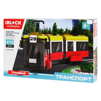 Iblock Tram Constructor Toy