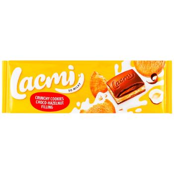 Шоколад молочный Roshen Lacmi с шоколадно-ореховой начинкой и печеньем 265г - купить, цены на Эпицентр FOOD - фото 3