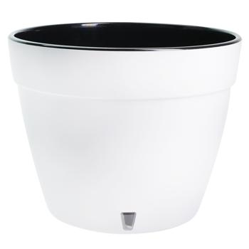Santino Asti Flowerpot 6l White-Black - buy, prices for Ideal - photo 1