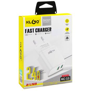 Зарядний пристрій для швидкої зарядки USB 8*4*2,8см KC-11-17488-12 - купити, ціни на КОСМОС - фото 3