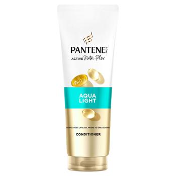 Бальзам-ополаскиватель Pantene Pro-V Active Nutri-Plex Аква лайт 350мл - купить, цены на МегаМаркет - фото 1