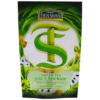 Чай зелений Tien Shan Саусеп 80г - купити, ціни на Чудо Маркет - фото 1