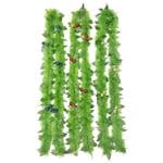 Actuel Green Tinsel with red balls 2m