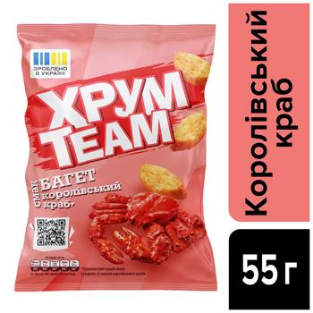 Khrum Team Baguette with King Crab Flavor 55g - buy, prices for COSMOS - photo 2