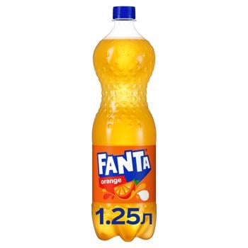 Напиток газированный Fanta Апельсин 1,25л - купить, цены на ЕКО Маркет - фото 1