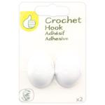 Набір гачків Auchan самоклеючих білих 2шт