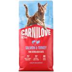 Корм сухий Carnilove Active з лососем та індичкою для стерилізованих котів 6кг