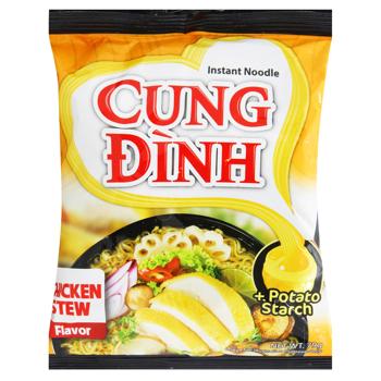 Вермишель Cung Dinh быстрого приготовления со вкусом жареной курицы 80г
