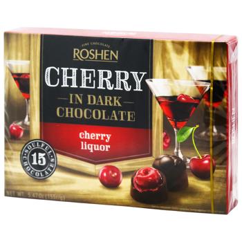 Цукерки Roshen Вишня з вишневим лікером 155г - купити, ціни на NOVUS - фото 1