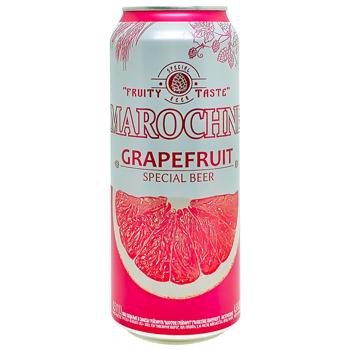 Пиво Охтирське Marochne Грейпфрут 4,6% з/б 0,5л - купити, ціни на Чудо Маркет - фото 1