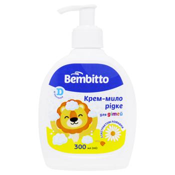 Bembitto Liquid Cream Soap with Chamomile Extract 300ml - buy, prices for COSMOS - photo 1