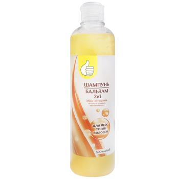 Pouce Vitamin Mix Shampoo-balm 500ml - buy, prices for Auchan - photo 1