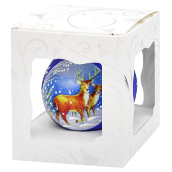 Шар елочный АСК стекло с художественным узором 80м - купить, цены на NOVUS - фото 6