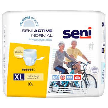 Seni Active Normal Extra Large XL Adult Diapers 10pcs - buy, prices for Ideal - photo 1