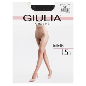 Колготи жіночі Giulia Infinity 15 Den р.3 Nero