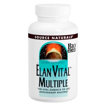 Мультивитамины Source Naturals Elan Vital Multiple 60 таблеток