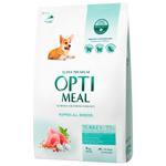 Optimeal Dry Food with Turkey for Puppies of All Breeds 4kg