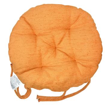 Подушка на стул Прованс Chenilla 40см оранжевый - купить, цены на КОСМОС - фото 1